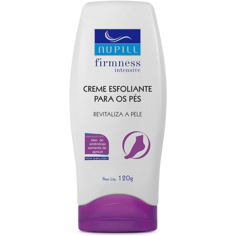 creme esfoliantes para pés nupill 120g