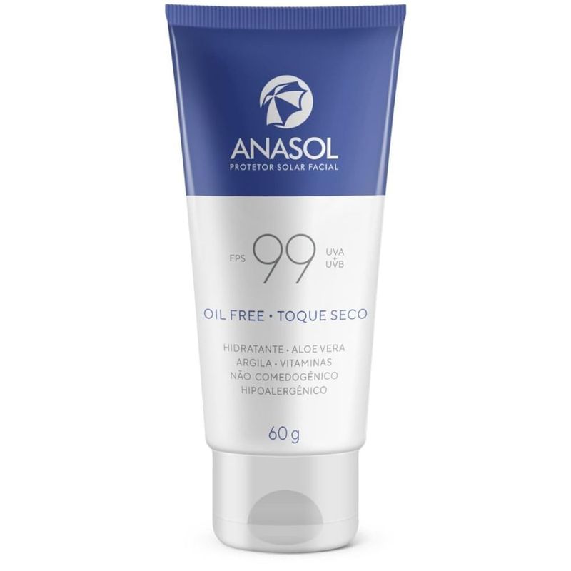 protetor solar facial anasol fps 99 60g