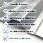 telha trapezoidal galvalume fergel 300x107x0,043cm (mp)