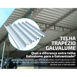 telha trapezoidal galvalume fergel 300x107x0,043cm (mp)