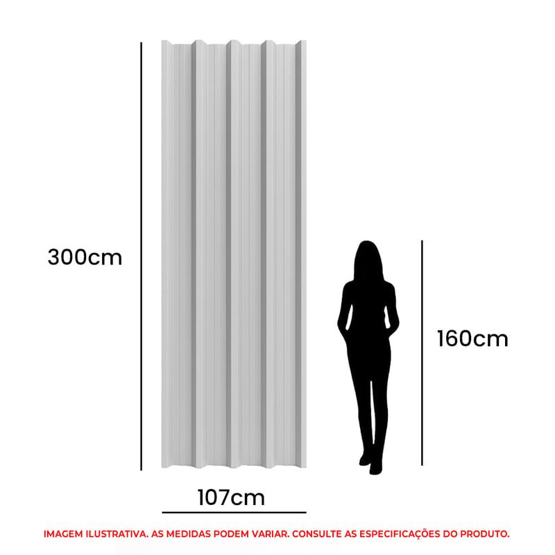 telha trapezoidal galvalume fergel 300x107x0,043cm (mp)