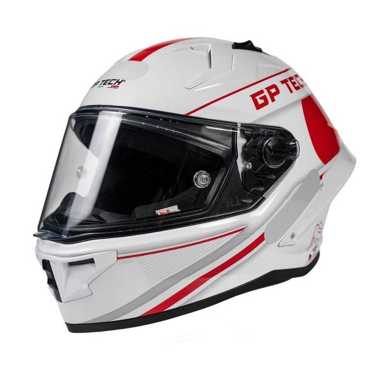 capacete gp tech pilot japan branco vermelho 60 (mp)