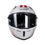 capacete gp tech pilot japan branco vermelho 60 (mp)