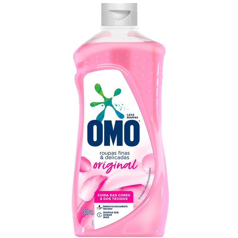 lava-roupas omo finas e delicadas original 450ml