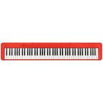 piano digital musical casio vermelho cdp-s160rd