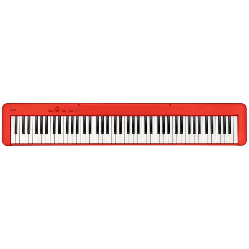 piano digital musical casio vermelho cdp-s160rd
