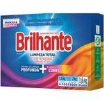 sabão em pó brilhante limpeza total 1,6kg