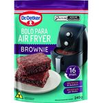 mistura para bolo brownie air fryer dr. oetker 240g