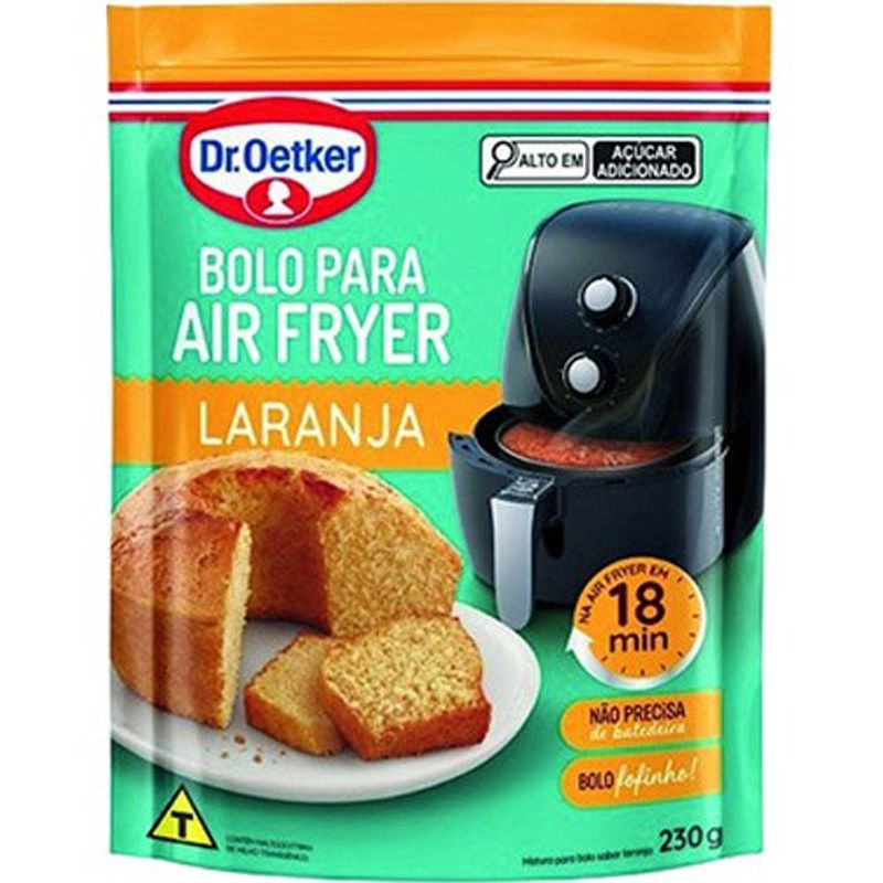 mistura para bolo laranja air fryer dr. oetker 230g