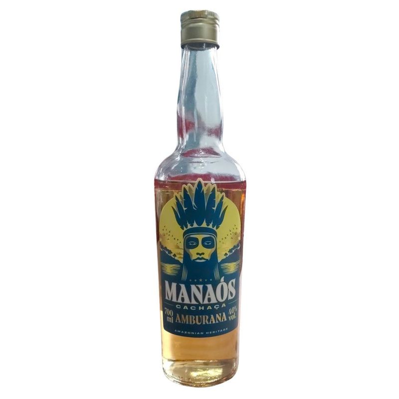 cachaça manaos amburana 700ml (mp)