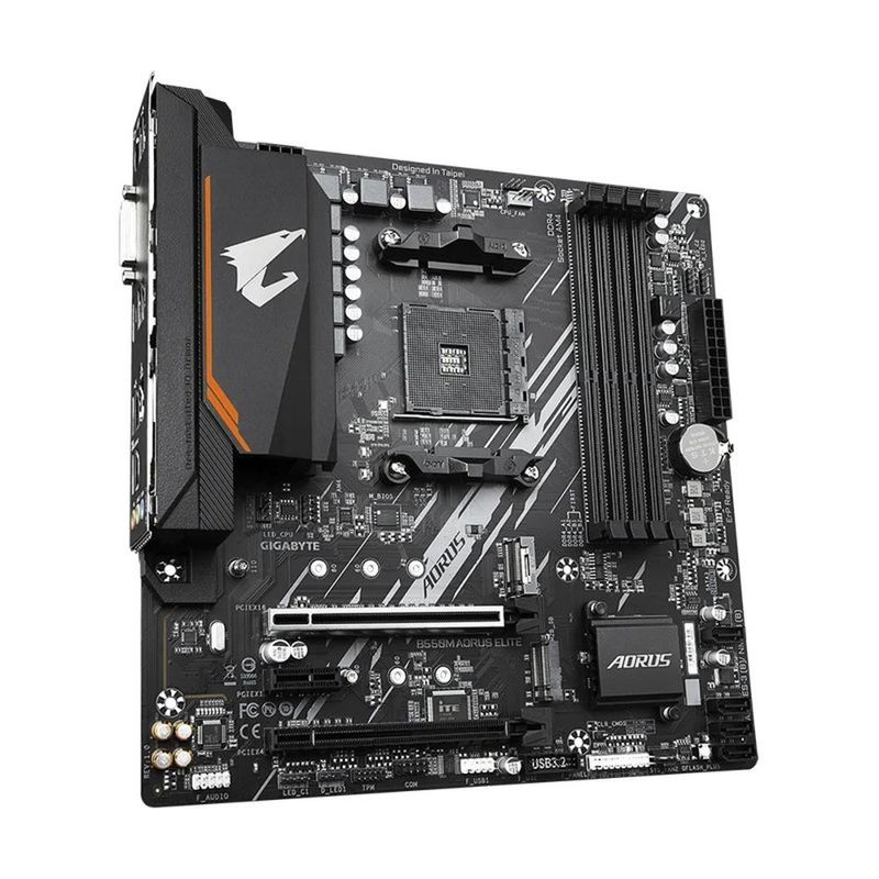 placa mãe gigabyte micro atx amd am4 ddr4 b550m aorus elite (mp)