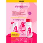 sabonete líquido íntimo dermafeme floral kit 200ml 2 unidades