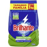 sabão em pó brilhante higiene total 2,4kg