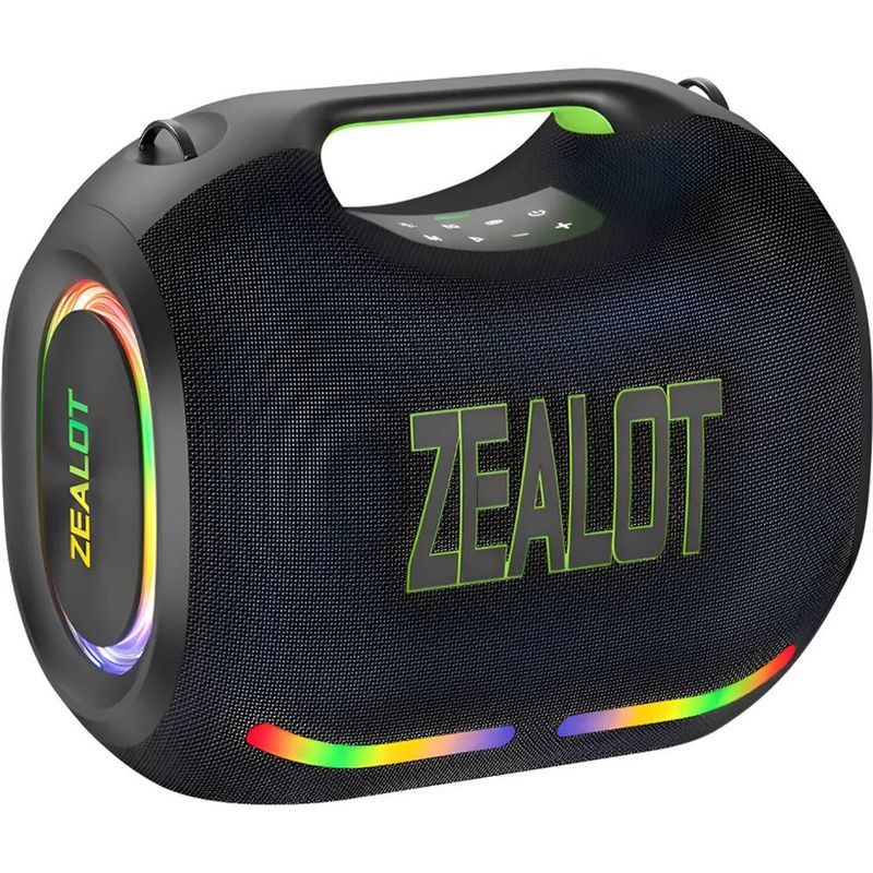 caixa de som zealot speaker preto ze21 e-bi