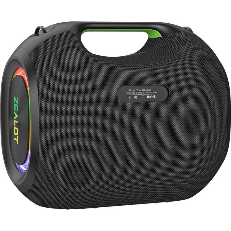 caixa de som zealot speaker preto ze21 e-bi