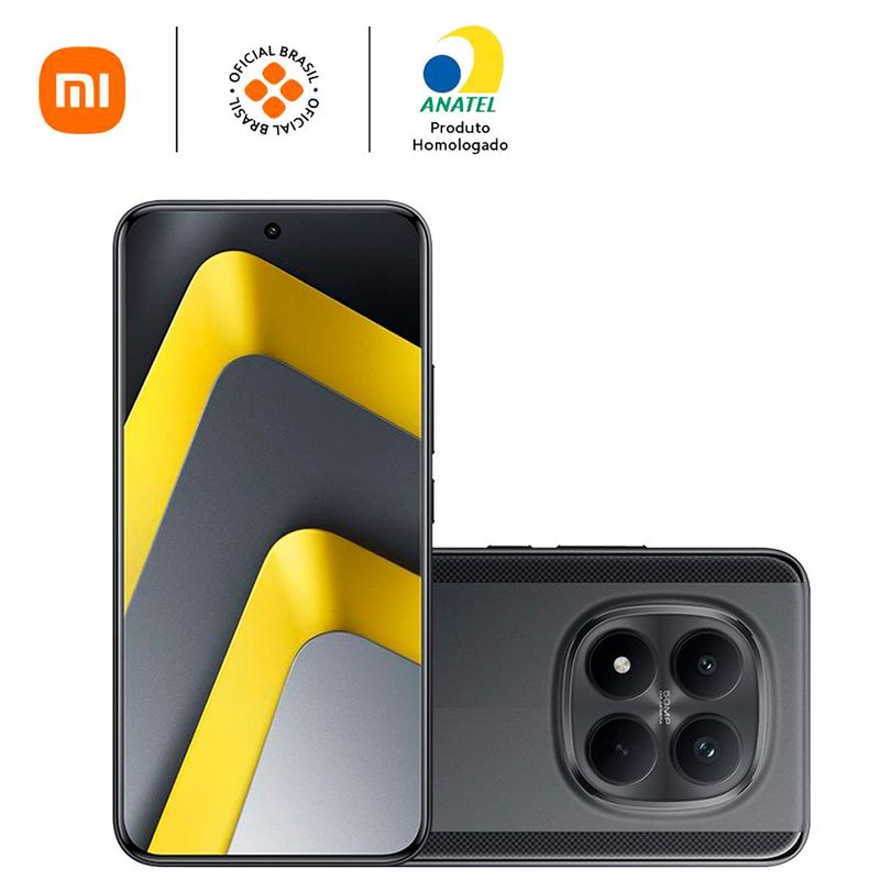 smartphone xiaomi poco m8 5g preto 256gb 16gb ram dl-bi