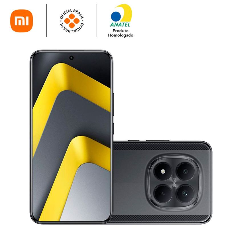 smartphone xiaomi poco m8 5g preto 512gb 16gb ram dl-bi