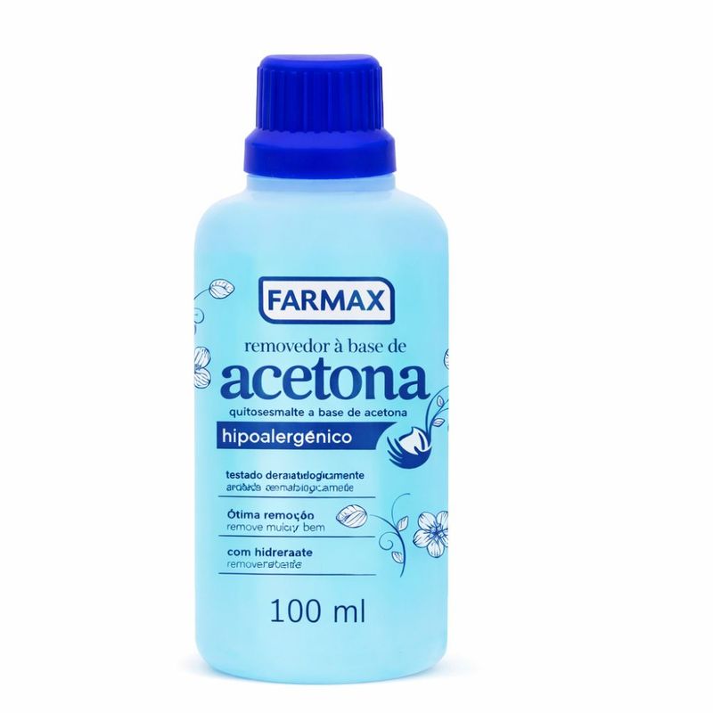 removedor acetona farmax 100ml