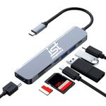 adaptador usb multiporta ist computers 5 em 1 cinza a-mbi