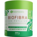 biofibra com psyllium bioroots suplemento alimentar em pó 300g