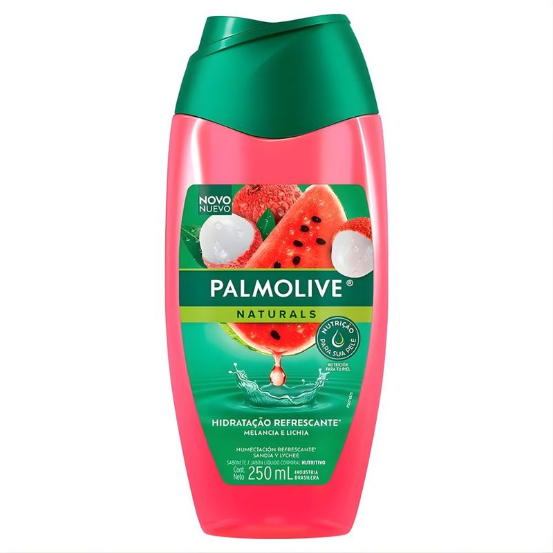 sabonete líquido palmolive naturals melancia e lichia 250ml