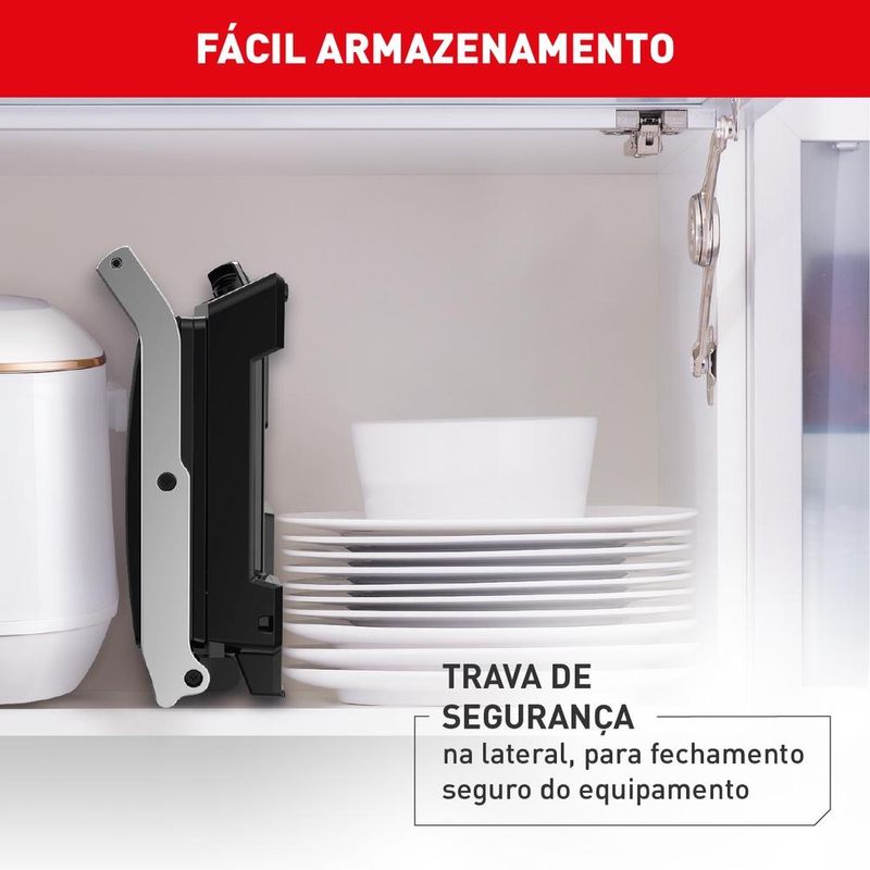 super grill arno abertura 180° inox xl ggra