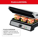 super grill arno abertura 180° inox xl ggra