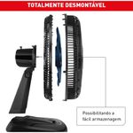 ventilador de mesa arno 50cm xtreme force breeze preto vb50