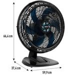 ventilador de mesa arno 50cm xtreme force breeze preto vb50