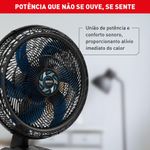 ventilador de mesa arno 50cm xtreme force breeze preto vb50