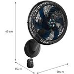 ventilador de parede arno 50cm xtreme force breeze preto vb51