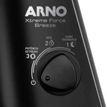 ventilador de parede arno 50cm xtreme force breeze preto vb51