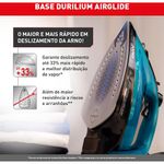 ferro de passar a vapor arno ultragliss plus 1520w 127v azul e preto fmy