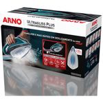 ferro de passar a vapor arno ultragliss plus 1520w 127v azul e preto fmy