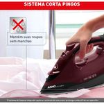 ferro a vapor ultragliss base durilium airglide fmv arno 127v