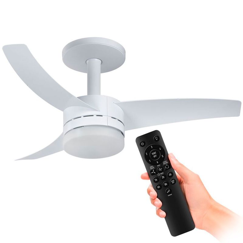 ventilador de teto 105cm arno com controle remoto ultimate branco vx13