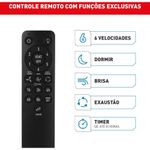 ventilador de teto 105cm arno com controle remoto ultimate branco vx13