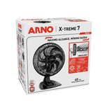 ventilador de mesa arno x-treme 7 preto ve70