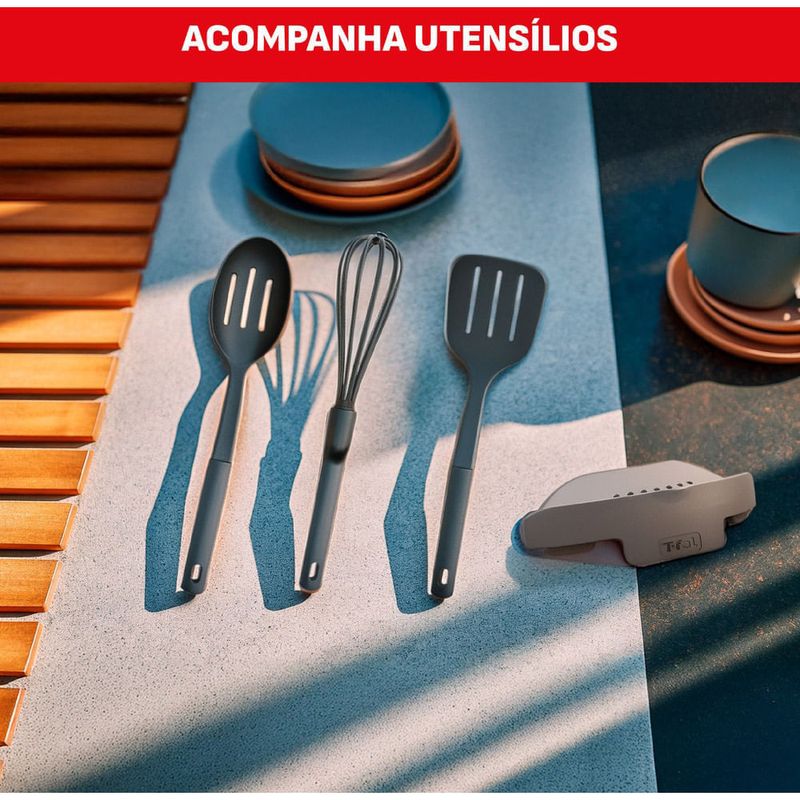 Jogo de Panelas 9 Peças Tefal Recycled C581scft