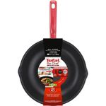 frigideira wok tefal com indução só chef 28cm vermelho