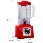 liquidificador arno powermax 1400w vermelho ln63