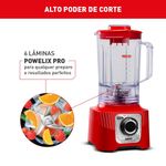 liquidificador arno powermax 1400w vermelho ln63