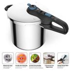 panela de pressão rochedo 8l trendy inox