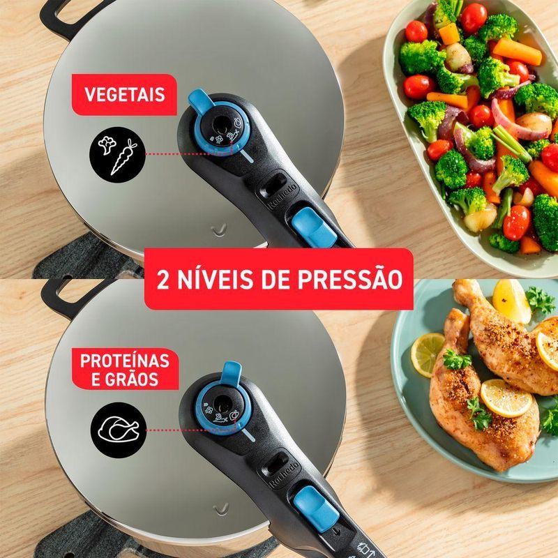 panela de pressão rochedo 8l trendy inox