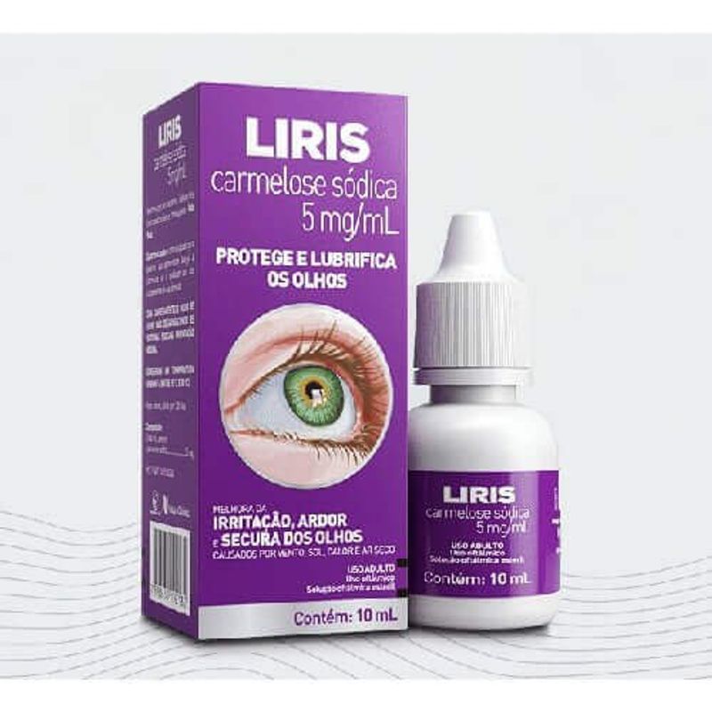 liris 5mg/ml solução oftálmica 10ml