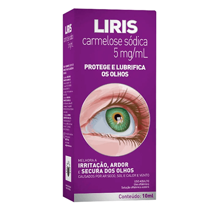 liris 5mg/ml solução oftálmica 10ml