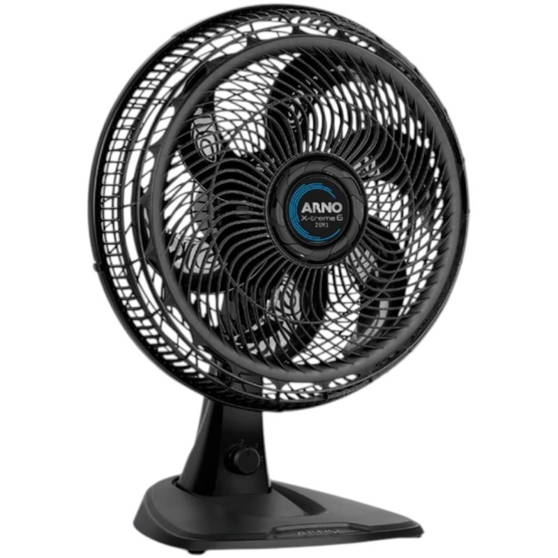 ventilador de mesa e parede arno 40cm x-treme preto ve60