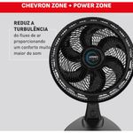 ventilador de mesa e parede arno 40cm x-treme preto ve60