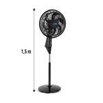 ventilador de coluna arno 40cm x-treme6 preto ve6c