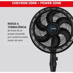 ventilador de coluna arno 40cm x-treme6 preto ve6c